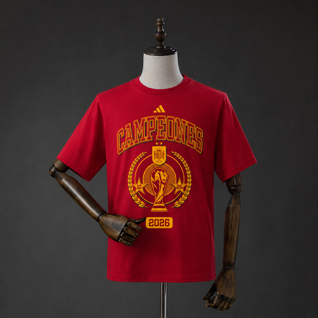 Spain “We Are Champions” Cotton Tshirt
