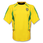 Retro Brazil Home Jersey World Cup 2002