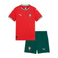 Portugal Home Soccer Jersey Kit 2025 Kids(Jersey+Shorts)