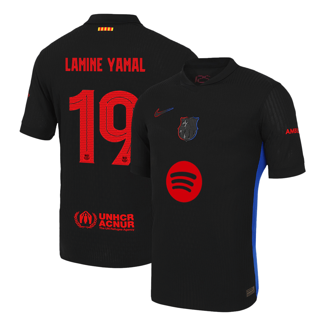 Barcelona Away PLAYER VERSION + Lamine Yamal 19