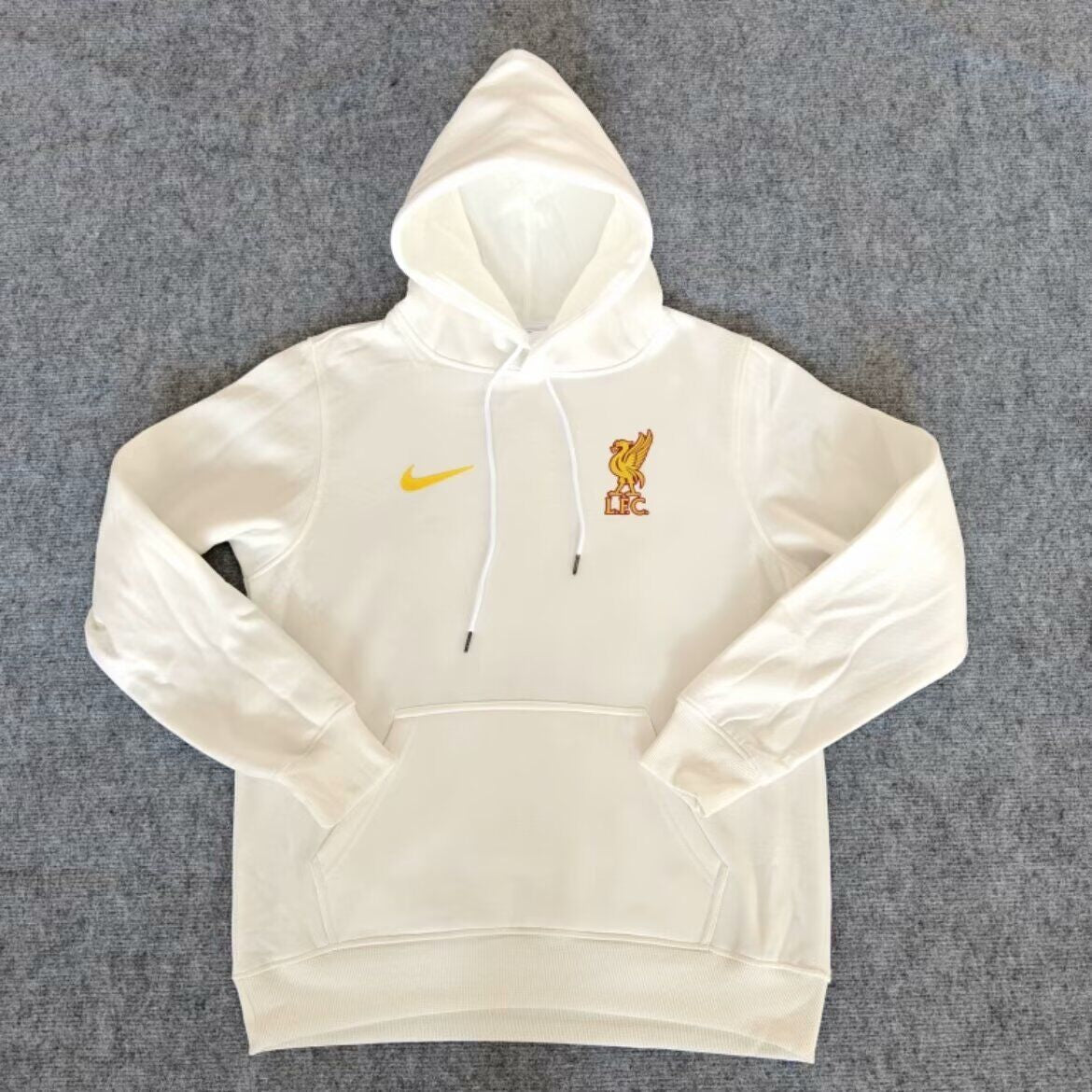 Liverpool White Hoodie