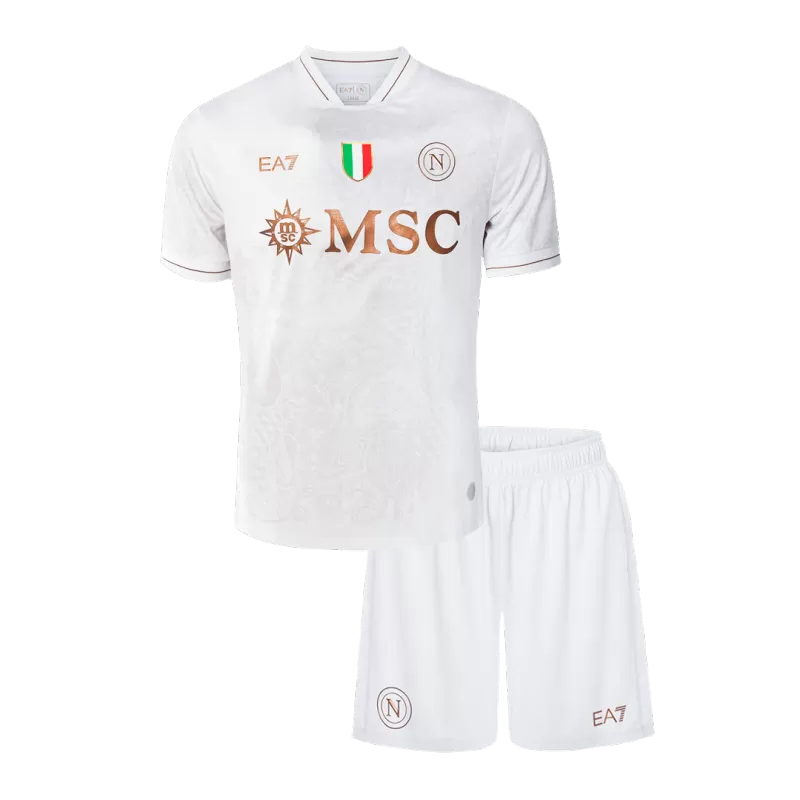 Kids Napoli Away Soccer Kits 2025/26