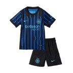 Inter Milan Home Soccer Jersey Kit 2025/26 Kids(Jersey+Shorts)