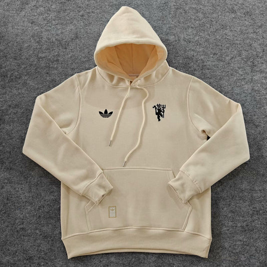 Manchester United Cream Hoodie