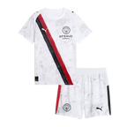 Manchester City Soccer Jersey Kit 2025/26 Kids(Jersey+Shorts)