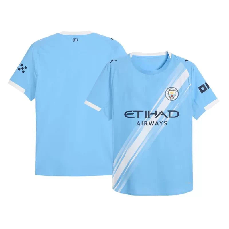 Manchester City Home Custom Player Version Soccer Jersey 2025/26