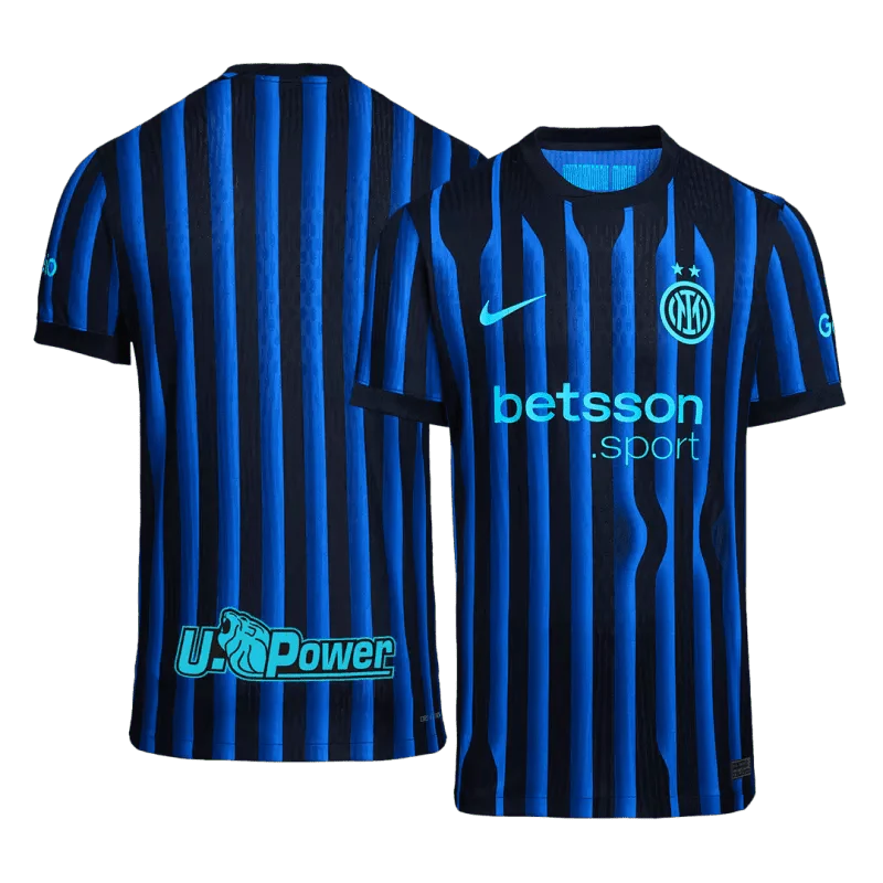 Inter Milan Home Custom Player Version Soccer Jersey 2025/26
