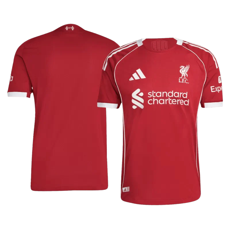 Liverpool Home Custom Player Version Soccer Jersey 2025/26