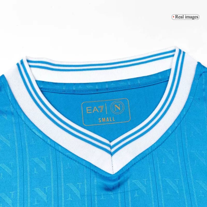 Napoli Home Custom Player Version Soccer Jersey 2025/26