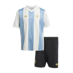 Argentina Soccer Jersey Kit 2024 Kids(Jersey+Shorts) - 50th Anniversary
