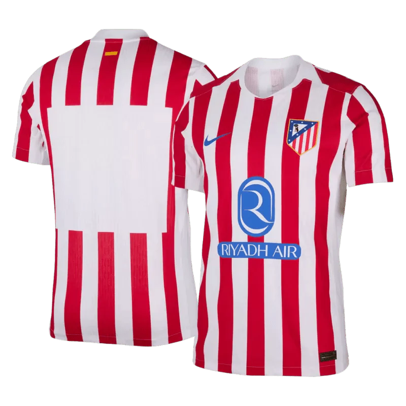 Atletico Madrid Home Custom Player Version Soccer Jersey 2025/26