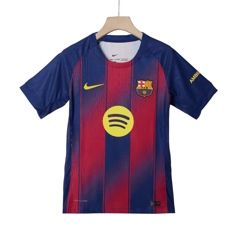 Barcelona PEDRI #8 Home Custom Player Version Soccer Jersey 2025/26 - UCL