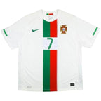 RONALDO #7 Retro Portugal Away Jersey 2010