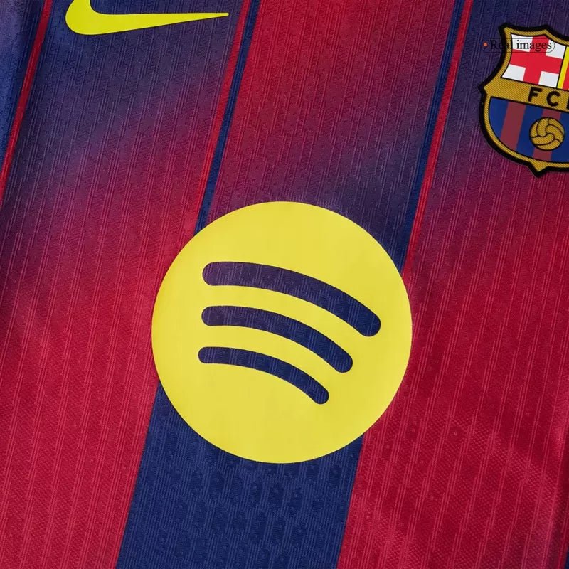 Barcelona LAMINE YAMAL #10 Kopa Trophy Edition Home Custom Player Version Soccer Jersey 2025/26