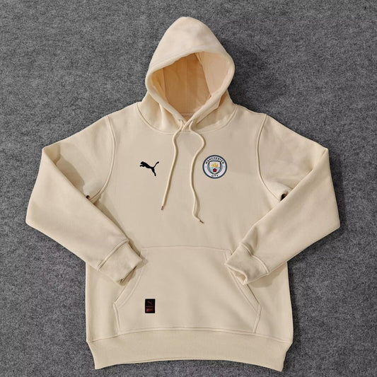 Manchester City Cream Hoodie