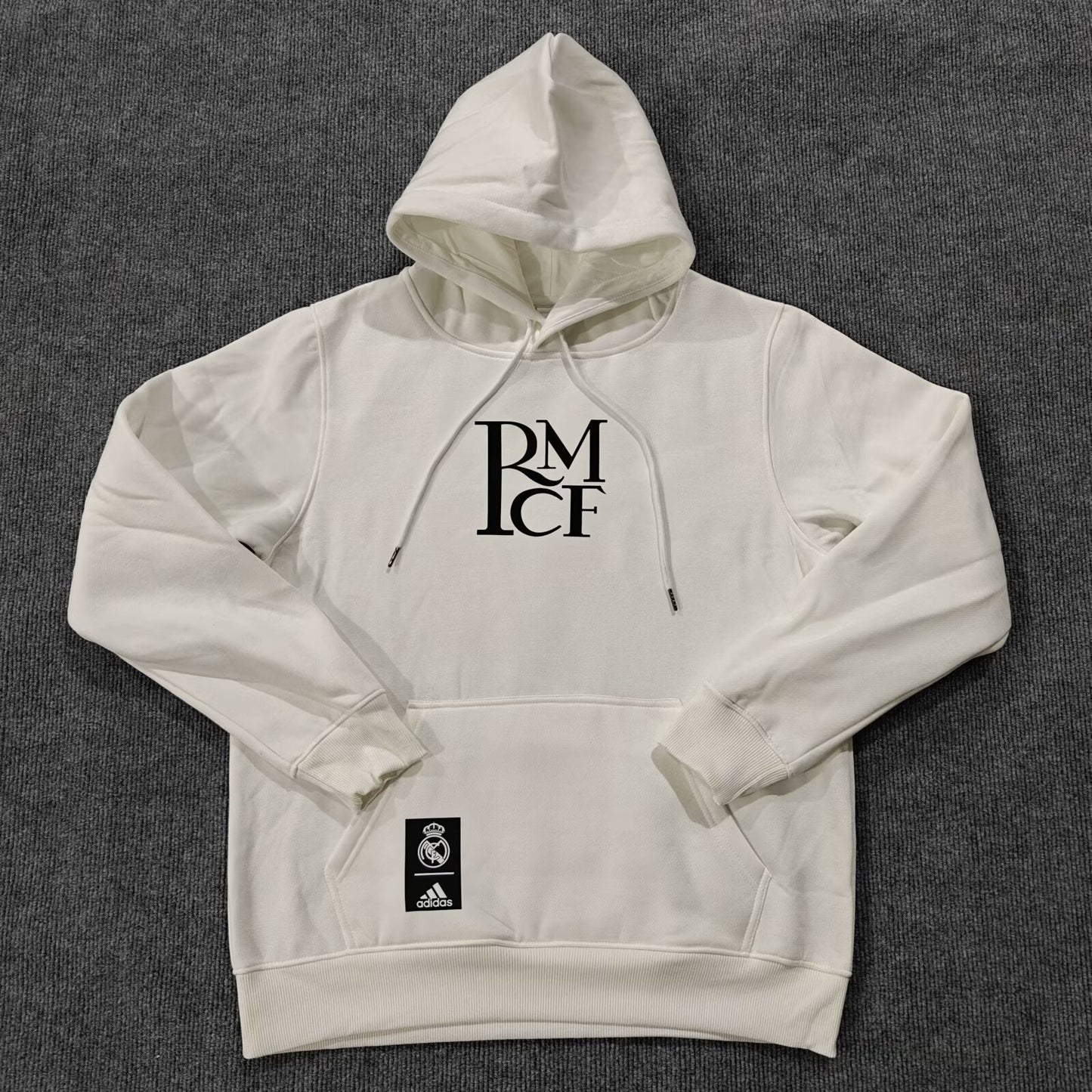 Real Madrid White Hoodie