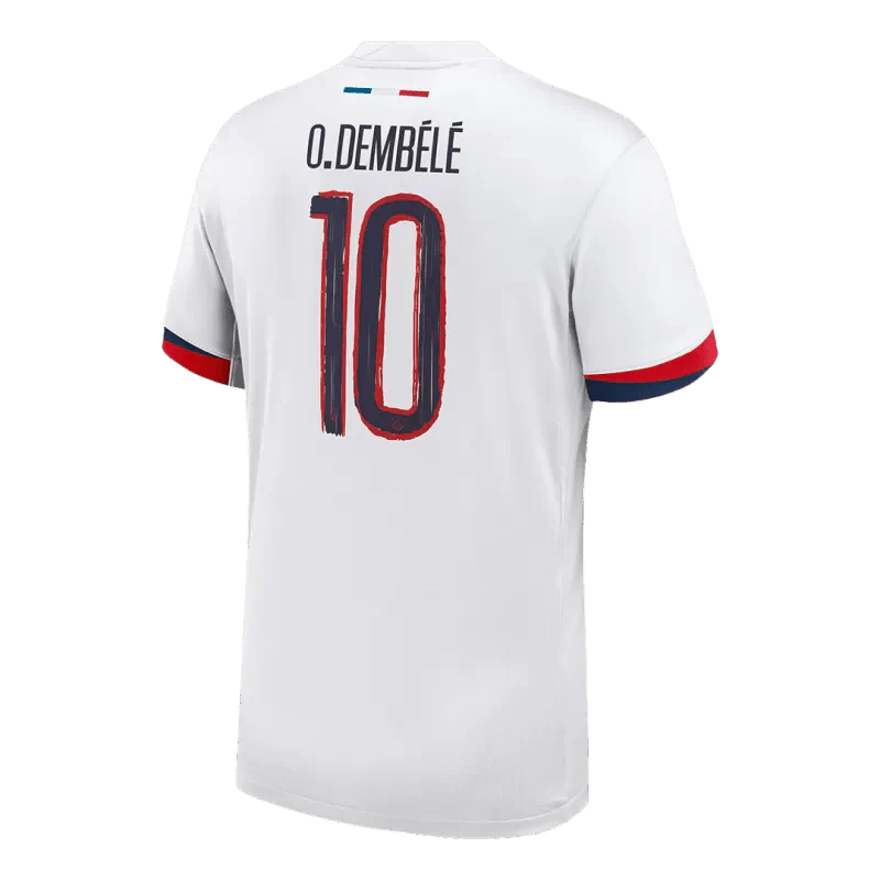 PSG Jersey Custom O.DEMBÉLÉ #10 Soccer Jersey Away 2024/25 - UCL