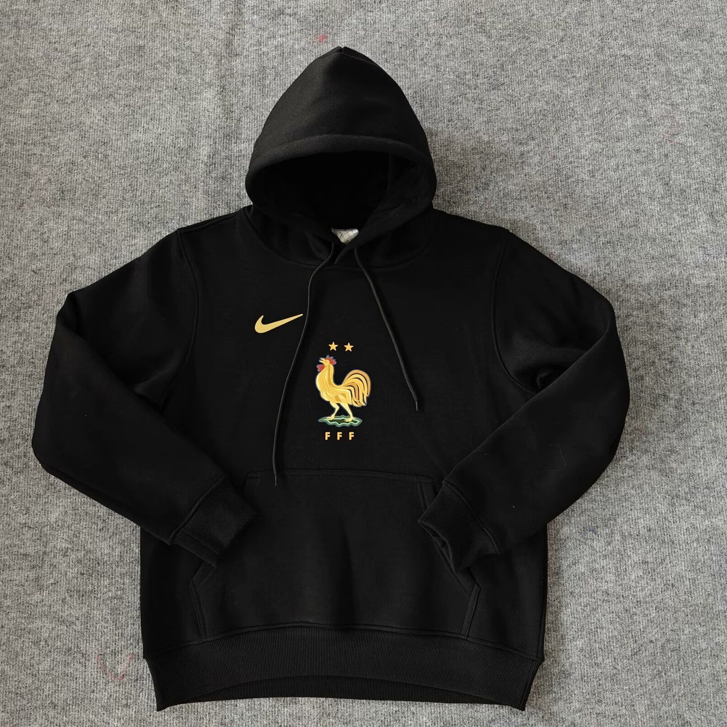 France Black Hoodie