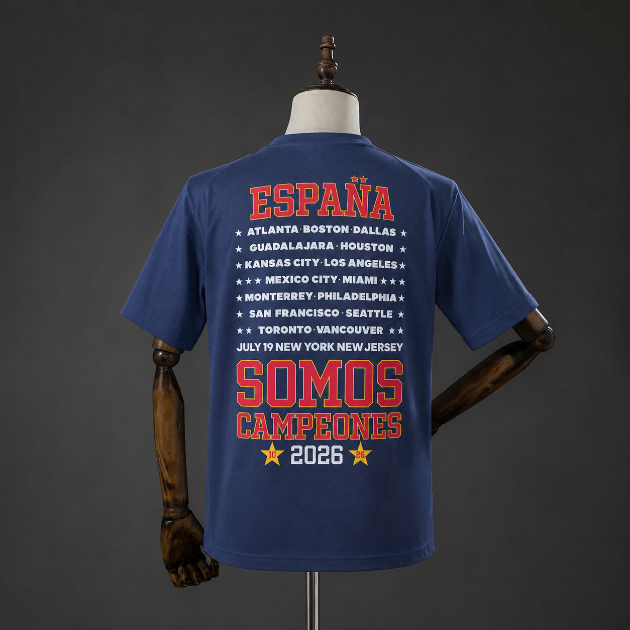 Spain “We Are Champions” Cotton Tshirt