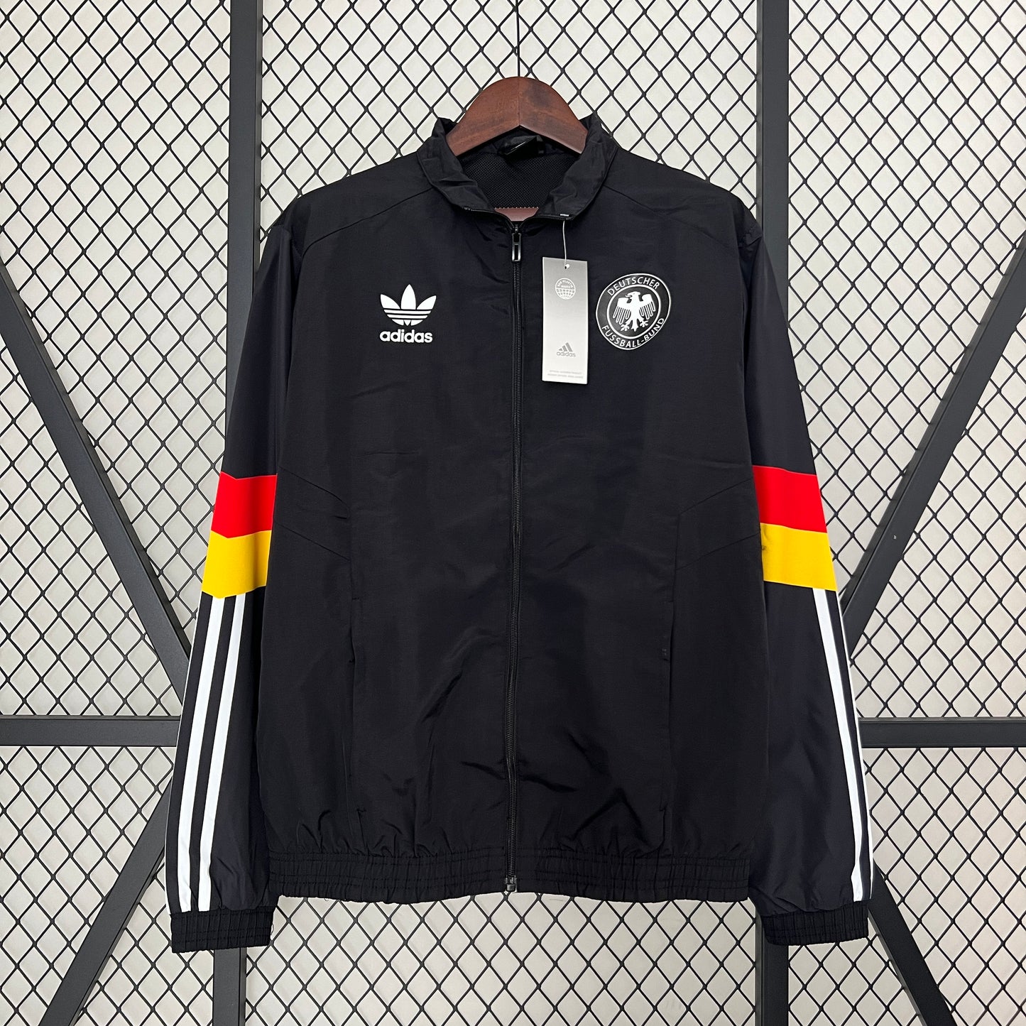 Germany Black Windbreaker 2024/25