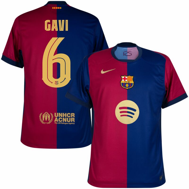 Barcelona Home Player Version + GAVI 6