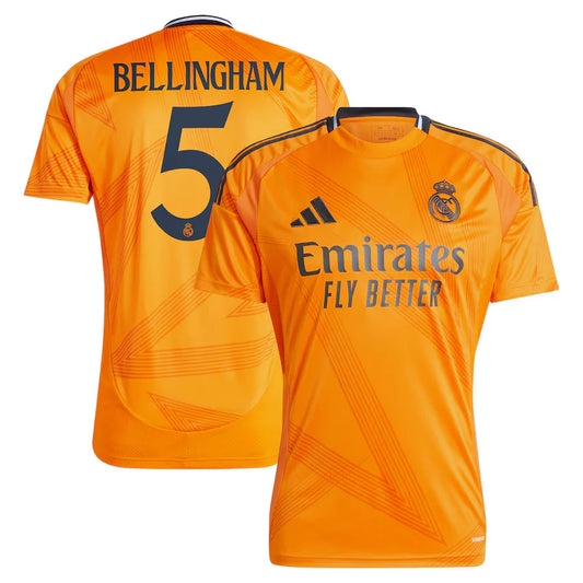 Real Madrid Away Fan Version + BELLINGHAM 5 (la liga patches)