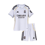 Real Madrid Home Soccer Jersey Kit 2025/26 Kids(Jersey+Shorts)
