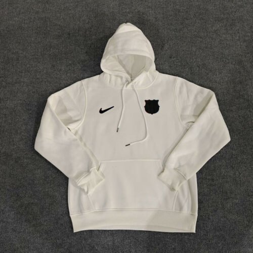 FC Barcelona White Hoodie