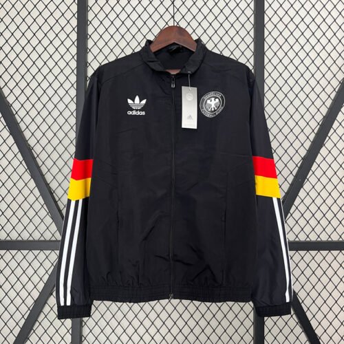 Germany Black Windbreaker 2024-25