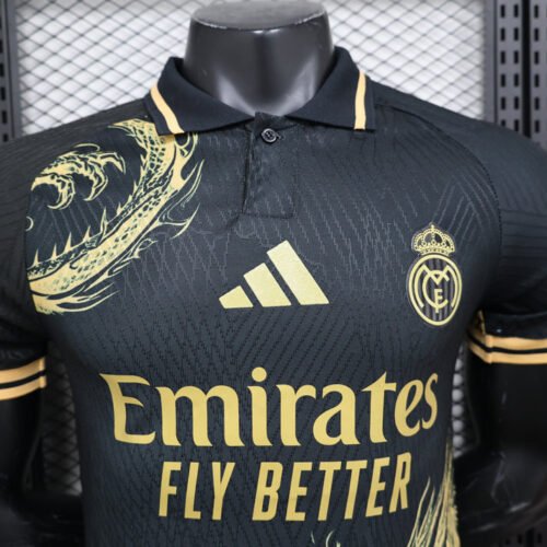 Real Madrid Black Gold Dragon 2024-25 - Image 3