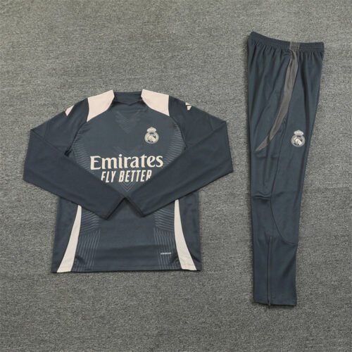 Real Madrid Tracksuit 2024-25 No Zip