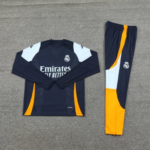 Real Madrid Tracksuit 2024-25 No Zip 2